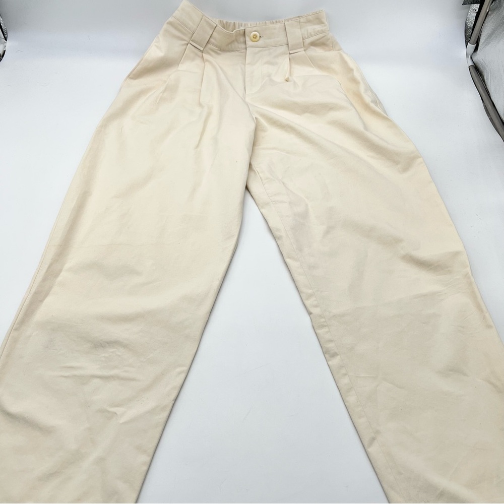 Mango Women's Cream Straight Leg Pants